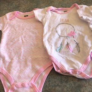 LOT OF 0-3 month onsies
